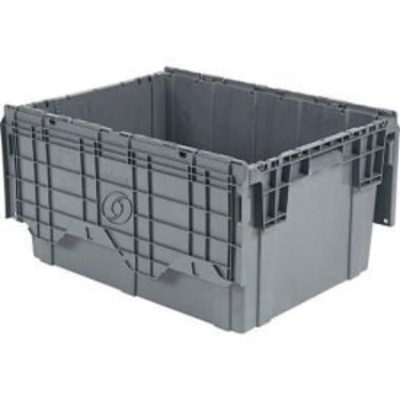LEWISBINS ORBIS Flipak® Distribution Container FP403 - 27-7/8 x 20-5/8 x 15-5/16 Gray FP403Gray